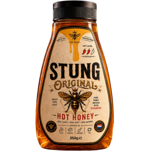 Premium Dutch Hot Honey Bottle by STUNG Original