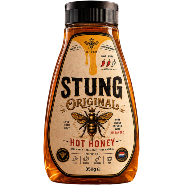 Dutch Hot Honey Bottle - STUNG Original Premium Dutch Hot Honey Bottle by STUNG Original